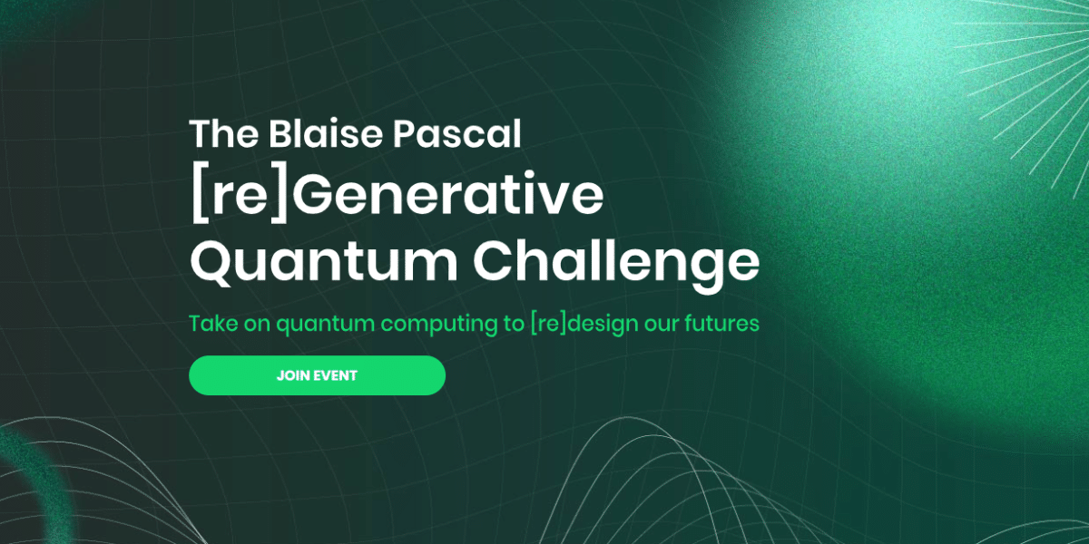 Pour commémorer le grand travail de Blaise Pascal et son héritage, PASQAL célébrera son 400e anniversaire avec : Le Blaise Pascal [Re]generative Quantum Challenge.